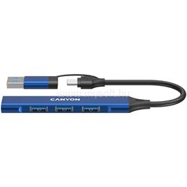 CANYON hub DS-02 4in1 USB-A/C Blue CNS-TDS02BL small
