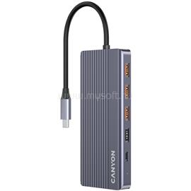 CANYON hub DS-16 13in1 4k USB-C Grey CNS-TDS16 small