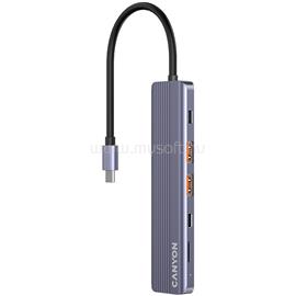 CANYON hub DS-17 6in1 4k USB-C Grey CNS-TDS17 small