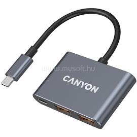 CANYON hub DS-3 3in1 USB-C Dark Grey CNS-TDS3 small