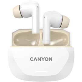 CANYON HEXAGON 7 TWS ANC+ENC vezeték nélküli fülhallgató (fehér-bézs) CNS-TWS7WB small