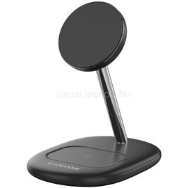 CANYON wireless charger WCS-205 15W Qi2 2in1 Black CNS-WCS205B small