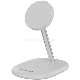 CANYON wireless charger WCS-205 15W Qi2 2in1 White CNS-WCS205W small