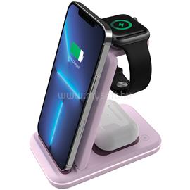 CANYON wireless charger WS-304 15W 3in1 Iced Pink CNS-WCS304IP small