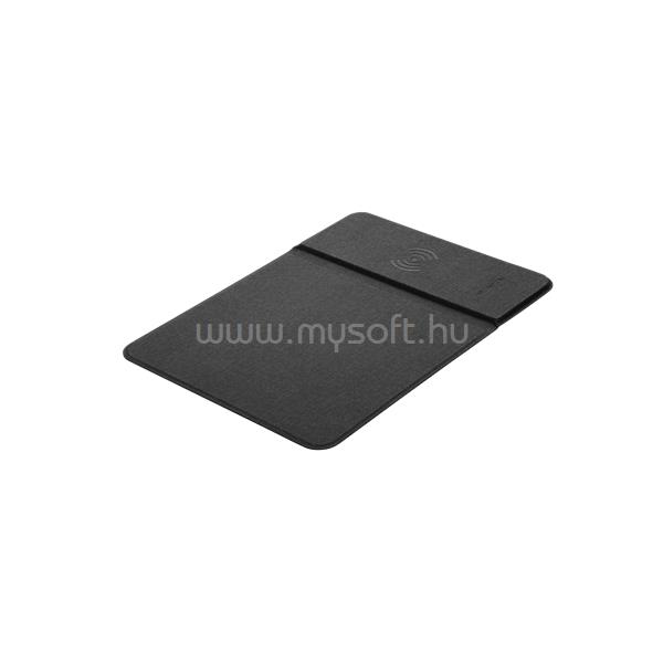 CANYON Egérpad + Vezeték Nélküli Töltő, Gaming, 10W, Vízálló, 324x244x6mm, fekete - CNS-CMPW5