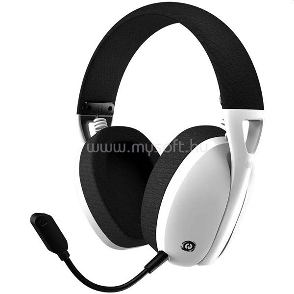 CANYON EGO GH-13  7.1 vezeték nélküli  gamer headset (fehér-fekete)