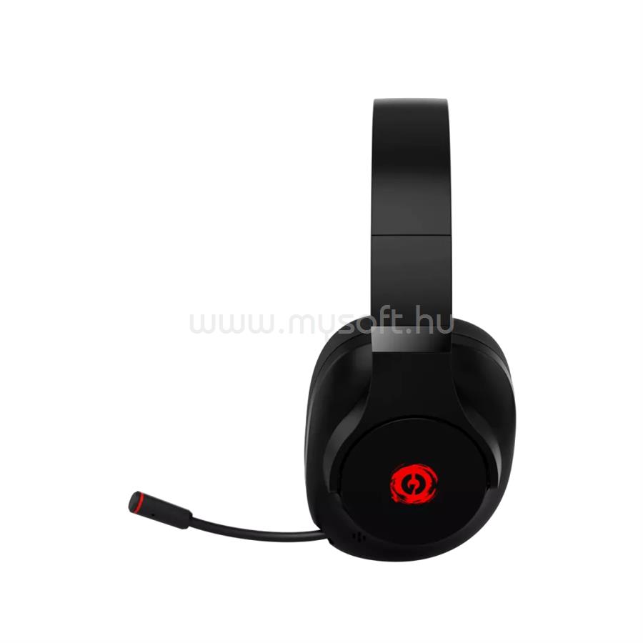 CANYON EGO GH-16 3in1 2.4Ghz+BT vezeték nélküli headset (fekete)