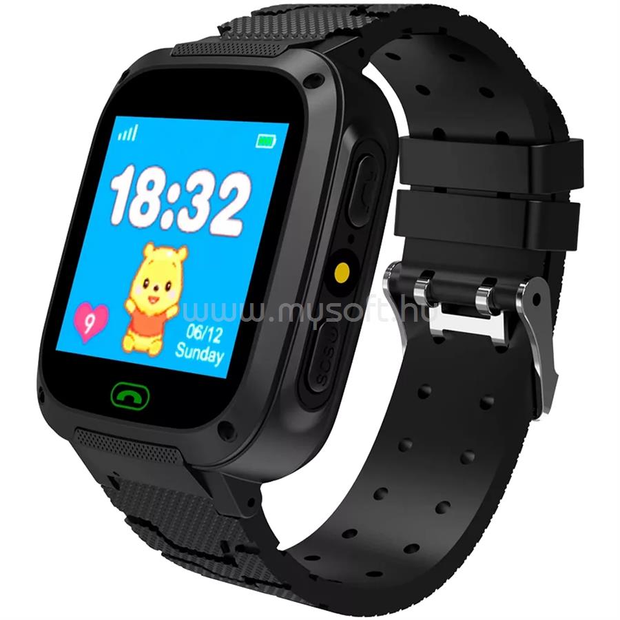 CANYON kids watch Jessie KW-32 GPS okosóra (fekete)