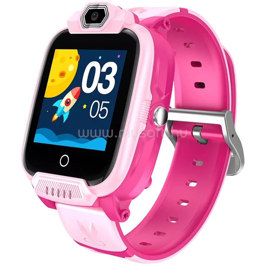 CANYON kids watch Jondy KW-44 4G Camera GPS Music okosóra (rózsaszín)