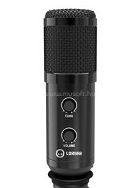 CANYON LORGAR LRG-CMT313 Gaming mikrofon, Streaming, Asztali, USB (fekete) LRG-CMT313 small