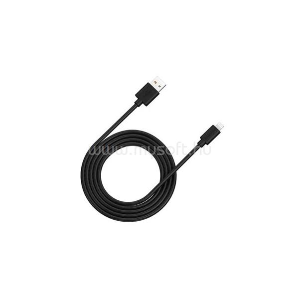 CANYON MFI-12 Charge&Sync Lightning -> USB 2.0 A M/M adatkábel 2m fekete