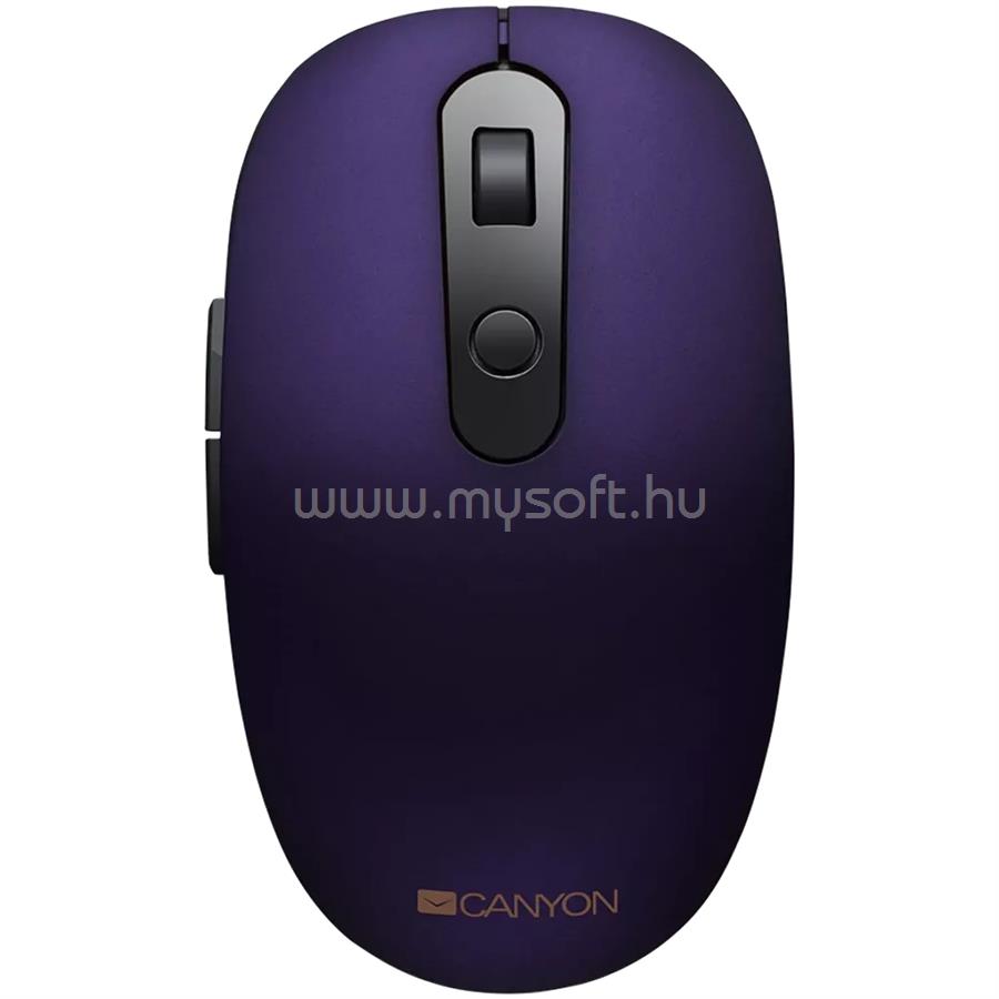 CANYON MW-9 optikai Bluetooth vezeték nélküli egér (lila-fekete)