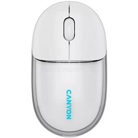 CANYON OnClick 24 BT vezeték nélküli egér (átlátszó-fehér) CNS-CMSW24W small