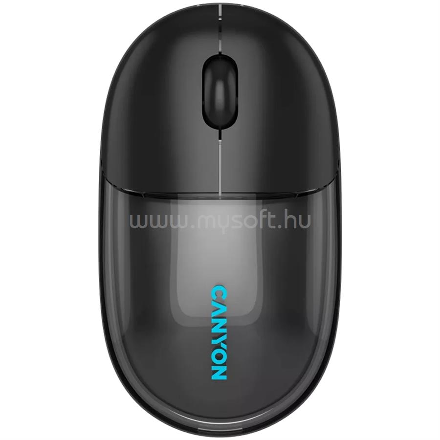 CANYON OnClick 24 BT vezeték nélküli egér (átlátszó-fekete)