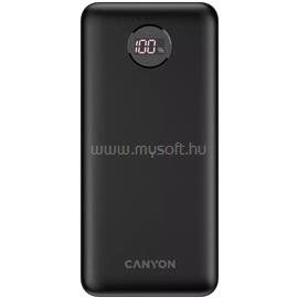 CANYON PB-2002 20000mAh LiPo powerbank (fekete) CNE-CPB2002B small