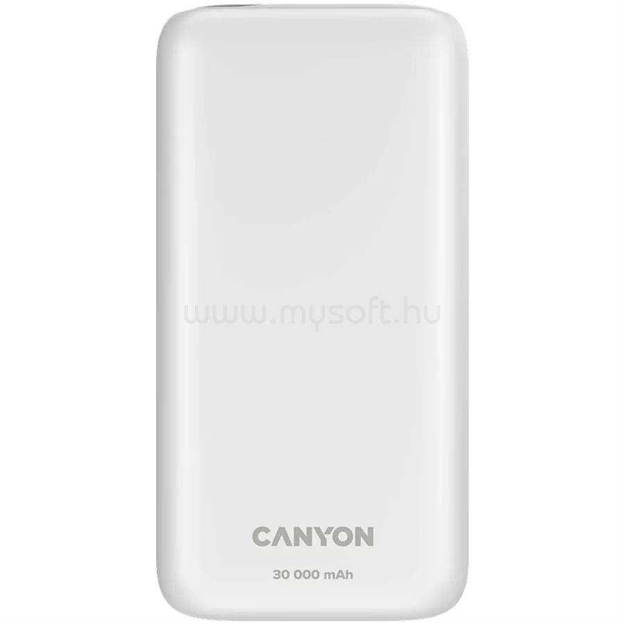 CANYON PD-301 30000mAh LiPo powerbank (fehér)