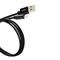 CANYON CNS-MFIC3B töltőkábel, USB - LTG, Apple kompatibilis, Szövetborítás, 1m (fekete) CNS-MFIC3B small