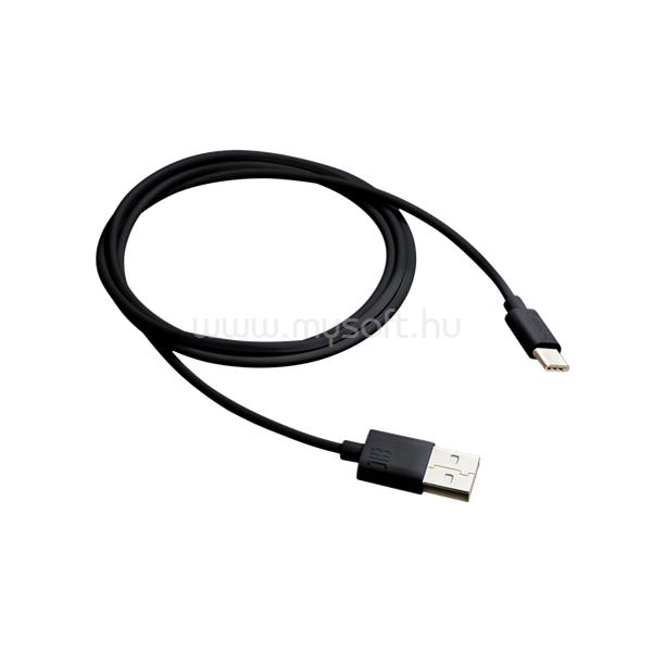 CANYON Töltőkábel, USB - USB-C, 1m, fekete - CNE-USBC1B