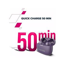CANYON TWS-10 True Wireless Bluetooth fülhallgató (barna) CNS-TWS10BG small