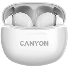 CANYON TWS-5 True Wireless Bluetooth fülhallgató (fehér) CNS-TWS5W small