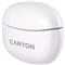 CANYON TWS-5 True Wireless Bluetooth fülhallgató (lila-fehér) CNS-TWS5PU small