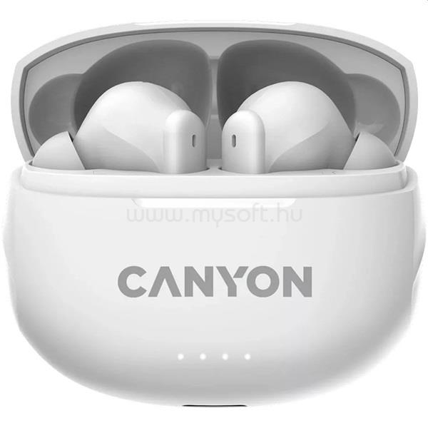 CANYON TWS-8 True Wireless Bluetooth fülhallgató (fehér)