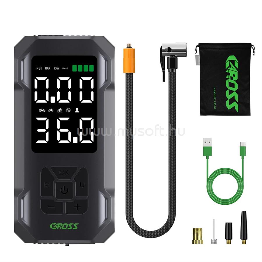 CAROSS Q15 Air Compressor + Powerbank Black