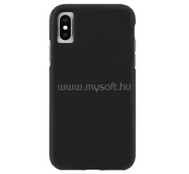 CASE-MATE iPhone XS Max 6.5 CASE-MATE TOUGH GRIP szilikon telefonvédő ütésállóság, csúszásgátló keret, FEKETE CM038222 small