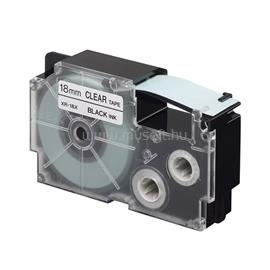 CASIO Feliratozógép szalag XR-18X1 18mmx8m víztiszta/fekete CASIO_981025 small