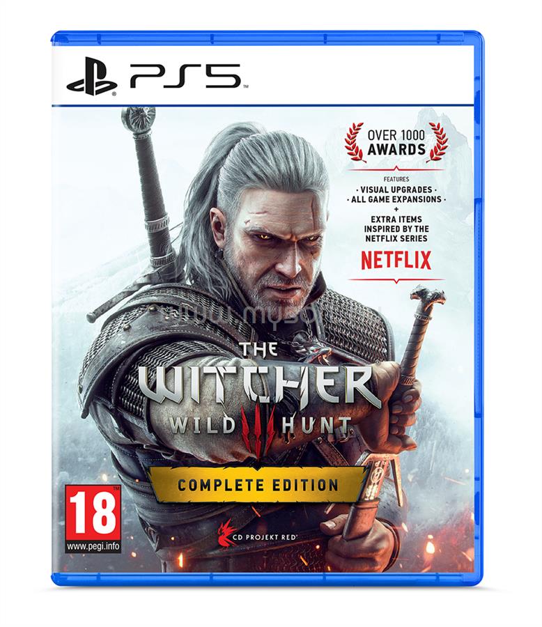 CD PROJEKT The Witcher 3: The Wild Hunt - Complete Edition PS5 játékszoftver