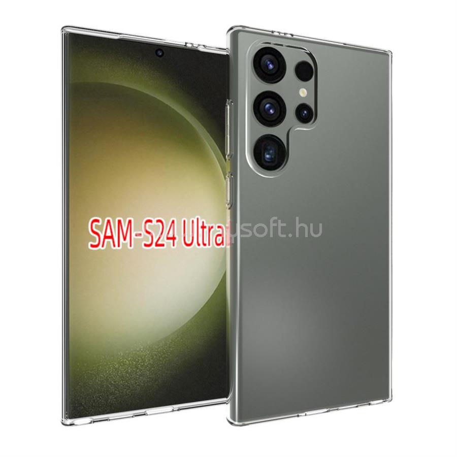 CELLECT Samsung Galaxy S24 Ultra szilikon tok átlátszó (TPU-SAM-S24U-TP)