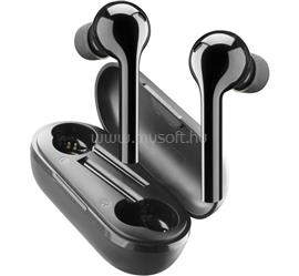 CELLULARLINE FLAG bluetooth fülhallgató SZTEREO v5.0, zajszűrő + töltőtok, FEKETE BTFLAGTWSK small