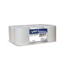 CELTEX Kéztörlő 2 rétegű tekercses átmérő: 20 cm 100% cellulóz 6 tekercs/karton Celtex_32317 hófehér CELTEX_43821 small