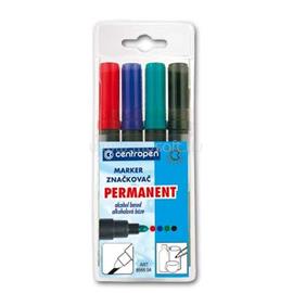 CENTROPEN 8566 4db-os vegyes színű permanent marker készlet CENTROPEN_585660402 small