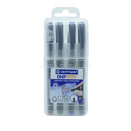 CENTROPEN Alkoholos marker készlet, 0,6mm, F OHP 2636, 4 klf. szín CENTROPEN_626360401 small