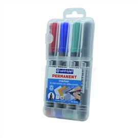 CENTROPEN Alkoholos marker készlet, 1-4,6mm, vágott hegyű, 8576, 4 klf. szín CENTROPEN_585760401 small