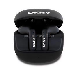 CG MOBILE DKNY SATINY FINISH bluetooth fülhallgató SZTEREO v5.3, zajszűrő + töltőtok, FEKETE DKTWST6AEHLK small