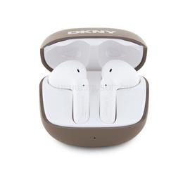 CG MOBILE DKNY SATINY FINISH bluetooth fülhallgató SZTEREO (v5.3, TWS, mikrofon, zajszűrő + töltőtok) SÖTÉTBARNA DKTWST6AEHLW small