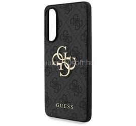 CG MOBILE Samsung S25 Edge GUESS 4G BIG LOGO szilikon telefonvédő ütésállóság, bőr hatású hátlap, FEKETE GUHCS25E4GMGGR small