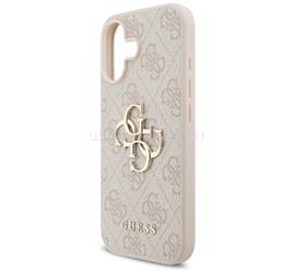 CG MOBILE iPhone 17 GUESS 4G BIG LOGO szilikon telefonvédő ütésállóság, bőr hatású hátlap, RÓZSASZÍN GUHCP17S4GMGPI small