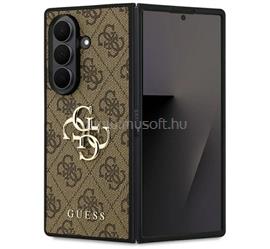 CG MOBILE Samsung Z Fold7 GUESS 4G BIG LOGO szilikon telefonvédő ütésállóság, bőr hatású hátlap, SÖTÉTBARNA GUHCZFD74GMGBR small