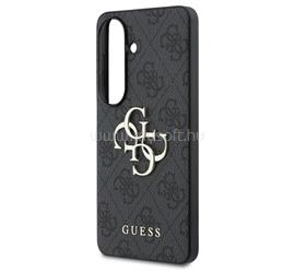 CG MOBILE Samsung S26 GUESS 4G BIG METAL LOGO műanyag telefonvédő ütésállóság, bőr hatású hátlap, FEKETE GUHCS26S4GMGGR small