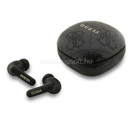 CG MOBILE GUESS 4G CLASSIC METAL LOGO bluetooth fülhallgató SZTEREO v5.4, zajszűrő + töltőtok, FEKETE GUTWST3P4EGK small