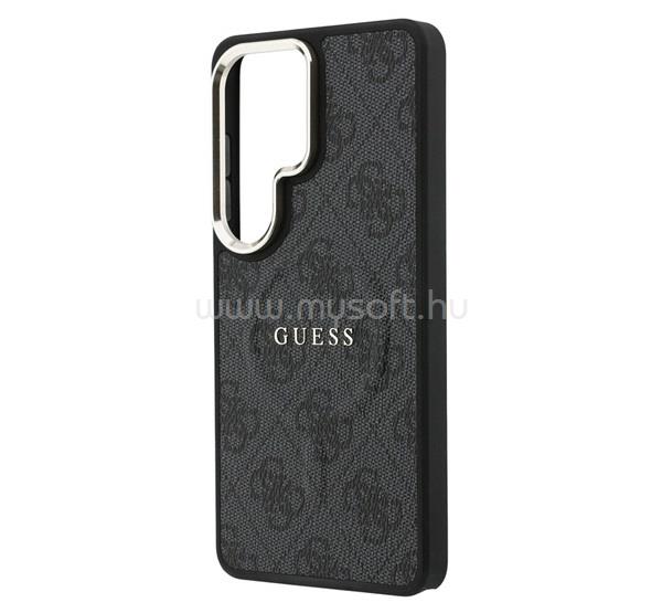 CG MOBILE Samsung S26 Ultra GUESS 4G EMBOSSED RING szilikon telefonvédő ütésállóság, mágneses, FEKETE