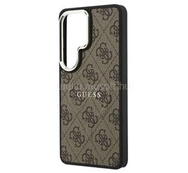 CG MOBILE Samsung S26 Ultra GUESS 4G EMBOSSED RING szilikon telefonvédő ütésállóság, mágneses, SÖTÉTBARNA GUHMS26LP4MSEGCW small