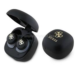 CG MOBILE GUESS 4G LOGO MINI bluetooth fülhallgató SZTEREO v5.3, mikrofon + töltőtok, FEKETE GUTWSJ144ESK small