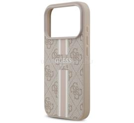 CG MOBILE iPhone 18 Pro / 17 Pro GUESS 4G PRINTED STRIPES szilikon telefonvédő ütésállóság, MagSafe, RÓZSASZÍN GUHMP17LP4RPSP small