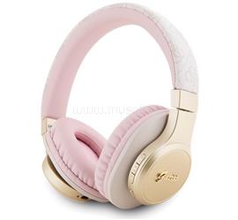 CG MOBILE GUESS 4G SCRIPT bluetooth fejhallgató SZTEREO (v5.3, mikrofon, zajszűrő, IPX4 vízálló) RÓZSASZÍN GUBH604GEMP small
