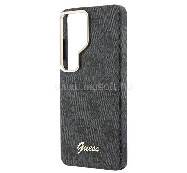 CG MOBILE Samsung S26 Ultra GUESS 4G SCRIPT MAGSAFE szilikon telefonvédő ütésállóság, mágneses, FEKETE