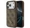 CG MOBILE iPhone 18 Pro / 17 Pro GUESS 4G SMALL CLASSIC LOGO MAGSAFE szilikon telefonvédő ütésállóság, MagSafe, SÖTÉTBARNA GUHMP18LP4SM4MW small